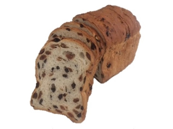 Krentenbrood Half Gesneden