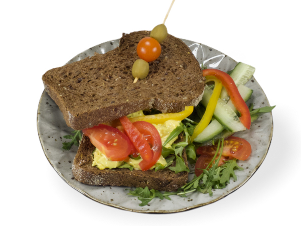 Broodje Kipkerrie Salade