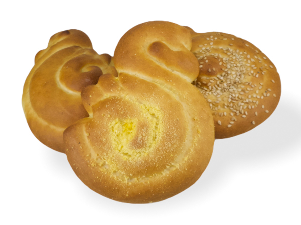 Gesorteerde paasbroodje