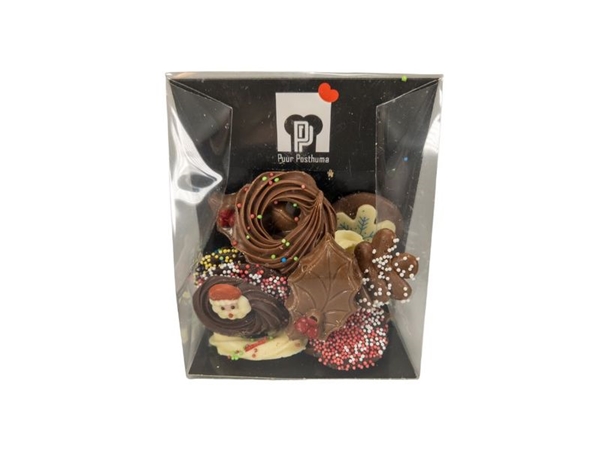 Kerst chocolade geschenkzakje